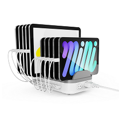 Device charging and storage cabinet